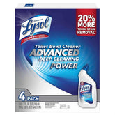 Toilet Bowl Cleaner Advanced Deep Cleaning Power 4 Pack 946ml Each